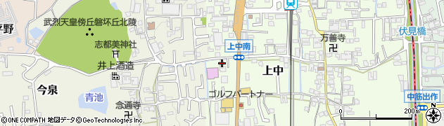奈良県香芝市上中200周辺の地図