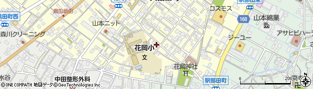 森川ドライクリーニングセンター花岡店周辺の地図