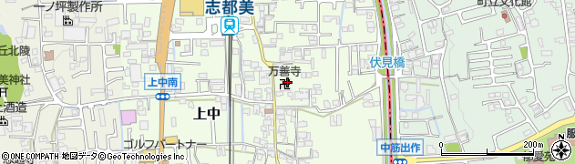 奈良県香芝市上中360周辺の地図