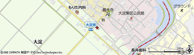 大淀郵便局 ＡＴＭ周辺の地図