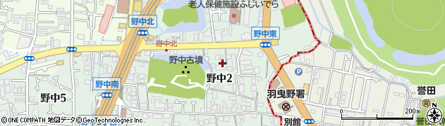 アビテ藤井寺周辺の地図