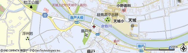 岡山県倉敷市藤戸町藤戸52周辺の地図