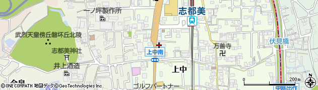 奈良県香芝市上中122周辺の地図
