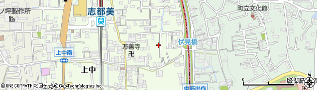 奈良県香芝市上中430周辺の地図