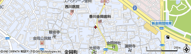金岡住建株式会社　不動産部周辺の地図