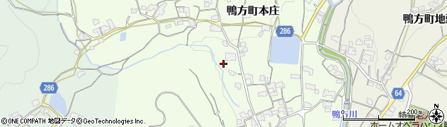 岡山県浅口市鴨方町本庄1799周辺の地図