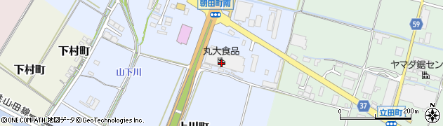丸大食品株式会社　松阪工場周辺の地図
