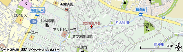 駅部田五月橋周辺の地図
