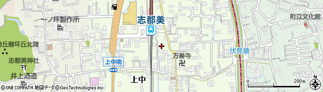 奈良県香芝市上中315周辺の地図