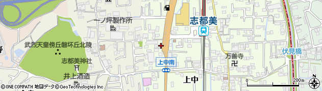 奈良県香芝市上中120周辺の地図