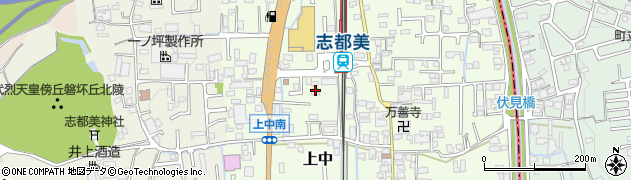 奈良県香芝市上中144周辺の地図