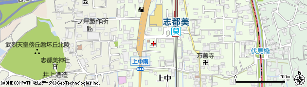 奈良県香芝市上中2002周辺の地図