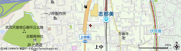 奈良県香芝市上中2003周辺の地図