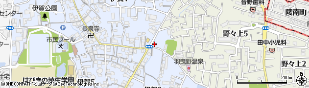 伊賀斎場周辺の地図