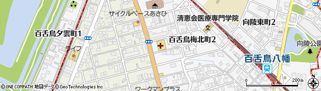 キリン堂薬局　三国ヶ丘店周辺の地図