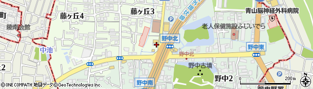 ヘルメスジャパン　藤井寺店周辺の地図