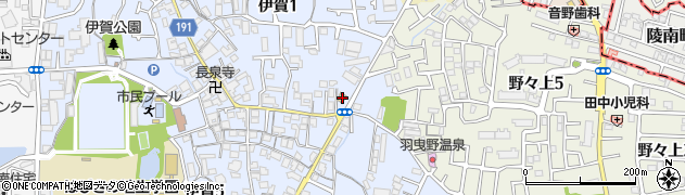 ファミリーマート羽曳野伊賀店周辺の地図