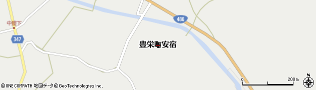 広島県東広島市豊栄町安宿周辺の地図