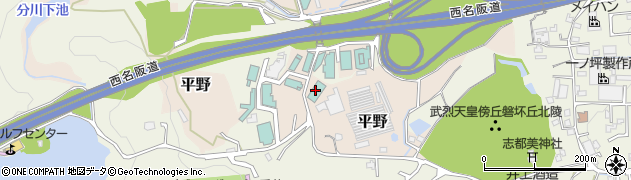 ホテルアイネ　香芝店周辺の地図