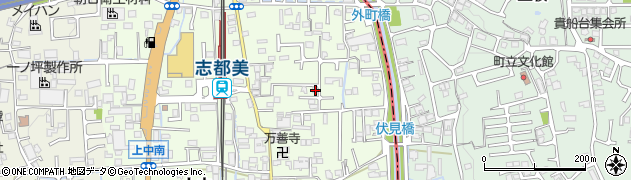 奈良県香芝市上中456周辺の地図