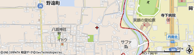 大阪府堺市北区野遠町242周辺の地図