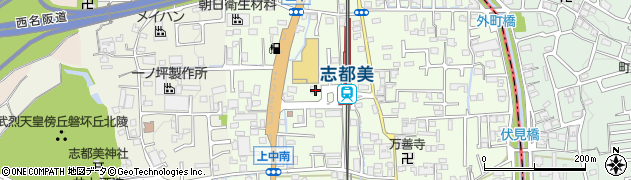 奈良県香芝市上中2006周辺の地図