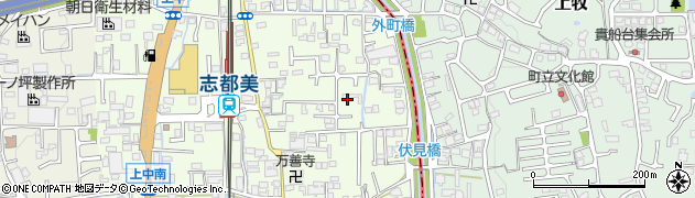 奈良県香芝市上中455周辺の地図