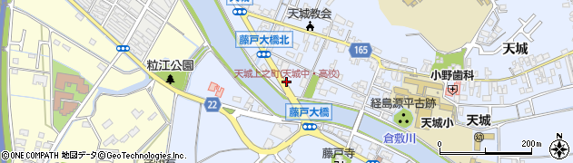 天城上之町﻿(天城中・高校)周辺の地図