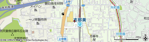 奈良県香芝市上中2007周辺の地図