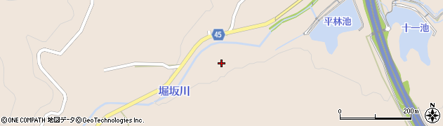 堀坂川周辺の地図