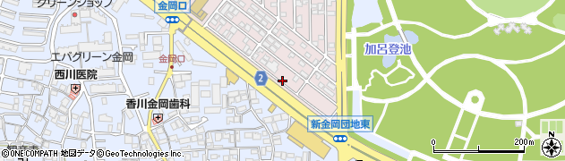 新金岡町5丁9内藤邸[akippa]駐車場周辺の地図
