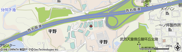 ＬＵＮＡ　香芝店周辺の地図