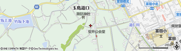 岡山県倉敷市玉島道口283周辺の地図