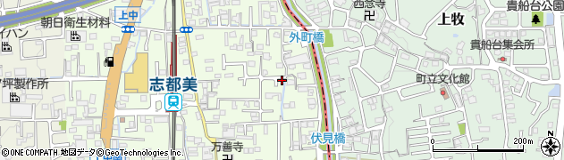 奈良県香芝市上中463周辺の地図