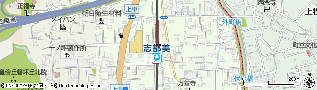 志都美駅周辺の地図