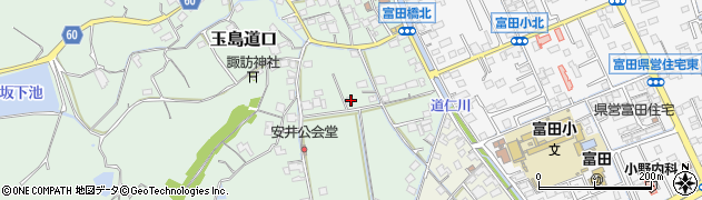 岡山県倉敷市玉島道口60周辺の地図