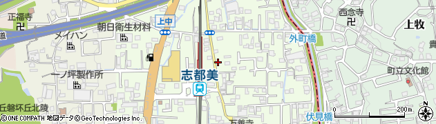 奈良県香芝市上中328周辺の地図