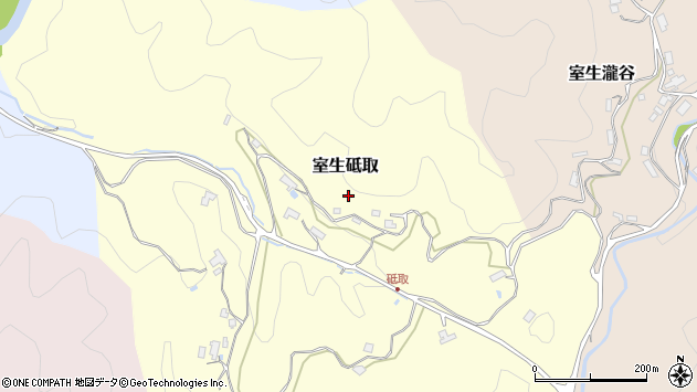 〒633-0314 奈良県宇陀市室生砥取の地図