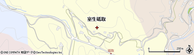 奈良県宇陀市室生砥取周辺の地図