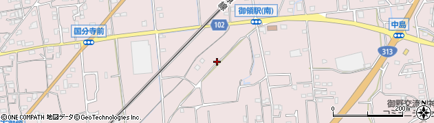 広島県福山市神辺町（下御領）周辺の地図
