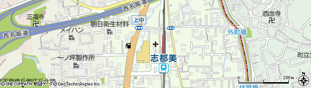 ＪＲ志都美駅　西自転車駐車場周辺の地図