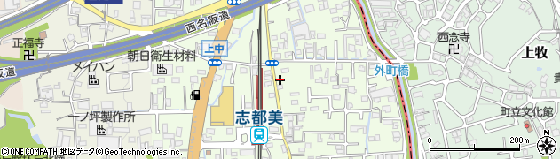 奈良県香芝市上中330周辺の地図
