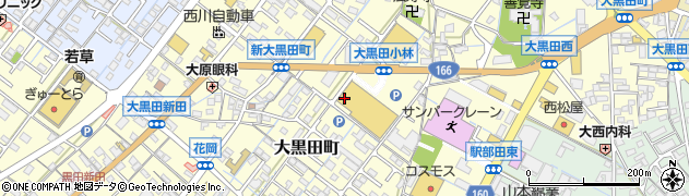 ダイソー松阪サンフラワー店周辺の地図