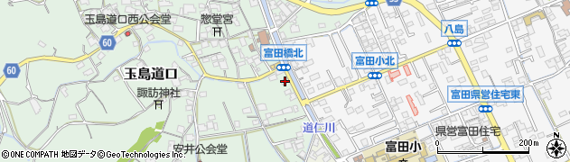 岡山県倉敷市玉島道口75周辺の地図