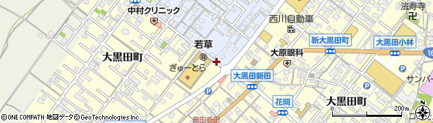 ぎゅーとら大黒田店周辺の地図