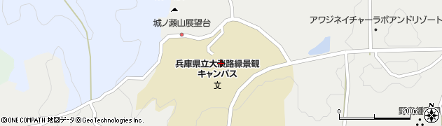 兵庫県立淡路景観園芸学校周辺の地図