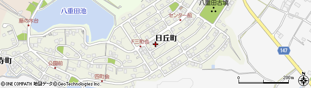 三重県松阪市日丘町周辺の地図