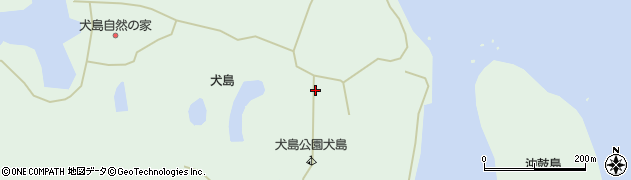 岡山県岡山市東区犬島261周辺の地図