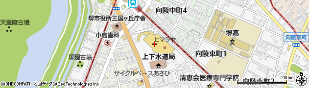 ビジョンメガネ三国ヶ丘店周辺の地図