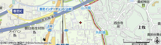 奈良県香芝市上中478周辺の地図